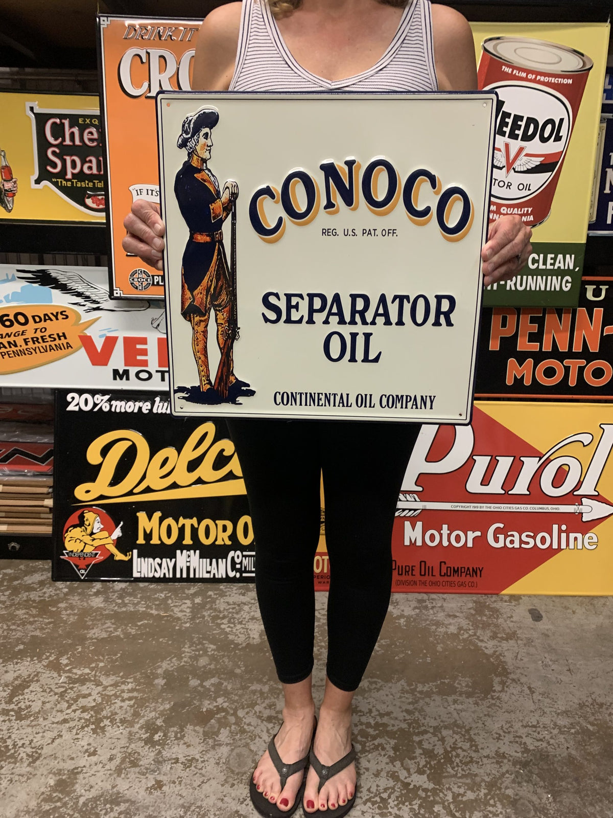 Conoco Style Guide Conoco Oil Vintage Style Metal Sign – The Vintage Retro Signs Company
