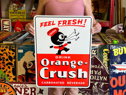 Orange Crush Vintage Style Metal Sign