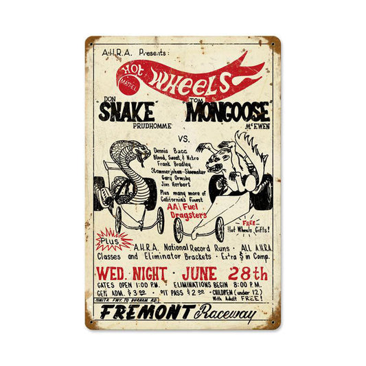 Snake Vs Mongoose 12 x 18