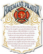 Fireman'S Prayer 12 x 16