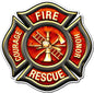 Fire Rescue Emblem 16 x 16