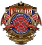 Firefighter Never Forget 15 x 16