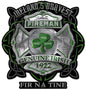 Ireland Bravest Fireman 18 X 18
