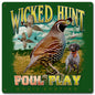 Quail Wicked Hunt 12 x 12