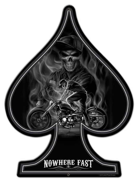 Spade Nowhere Fast 18 x 24