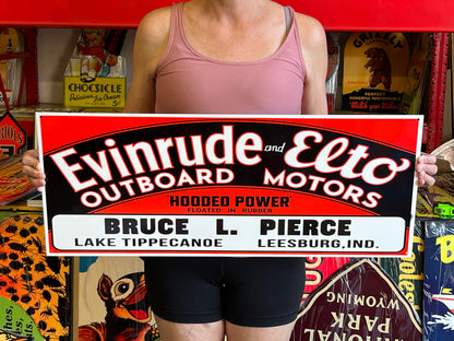 Evinrude Elto Outboards Vintage Style Metal Sign