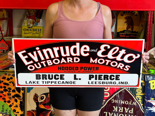 Evinrude Elto Outboards Vintage Style Metal Sign