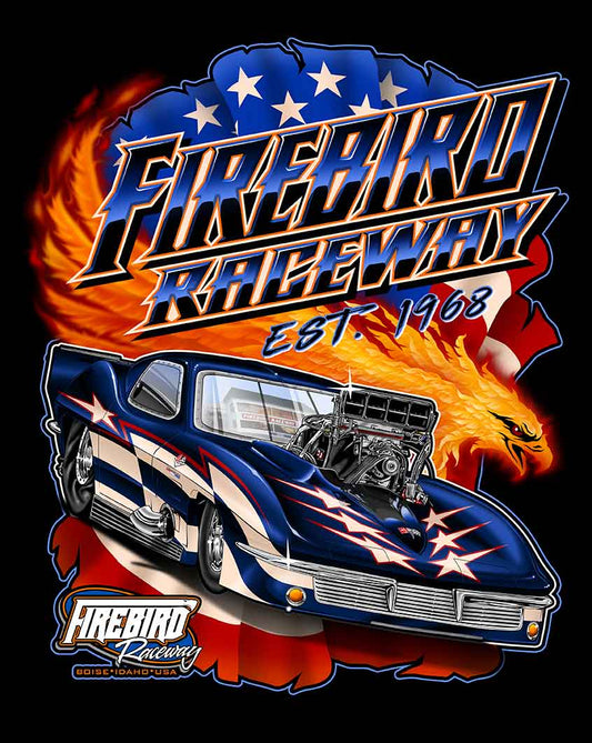 Plaque Black Firebird Raceway 12 X 15