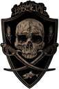 Barmetal Skull 24 X 36