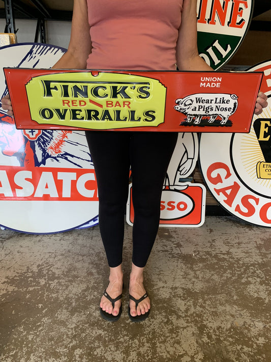 Fincks Overalls Red Bar