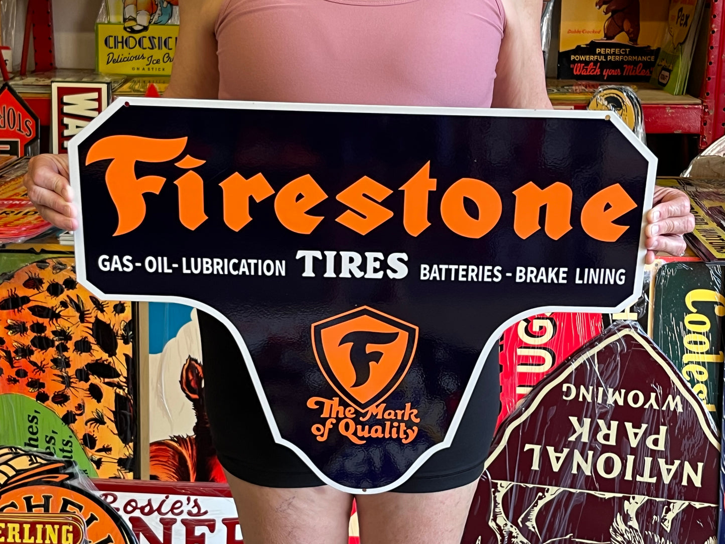 Firestone Tires Vintage Style Metal Sign