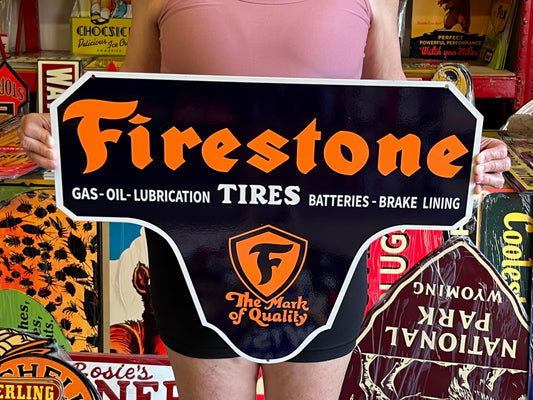 Firestone Tires Vintage Style Metal Sign