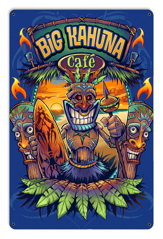 Big Kahuna Tiki 18 X 12