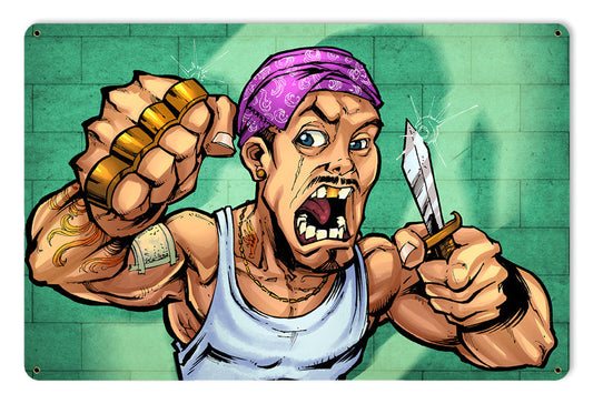 Thug Knife 18 X 12