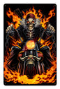 Skeleton Rider 18 X 12