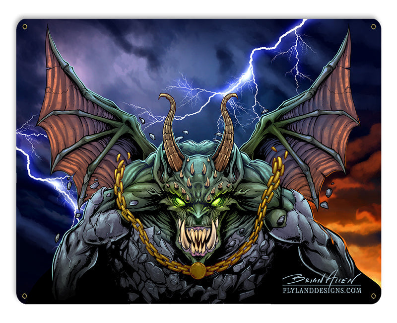 Gargoyle Front 15 x 12