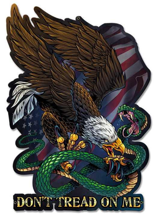 Don'T Tread On Me Eagle Snake 17 x 11