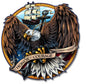 Navy Eagle 18 x 18