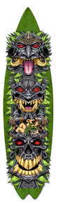Tiki Totem Skateboard 34 x 8