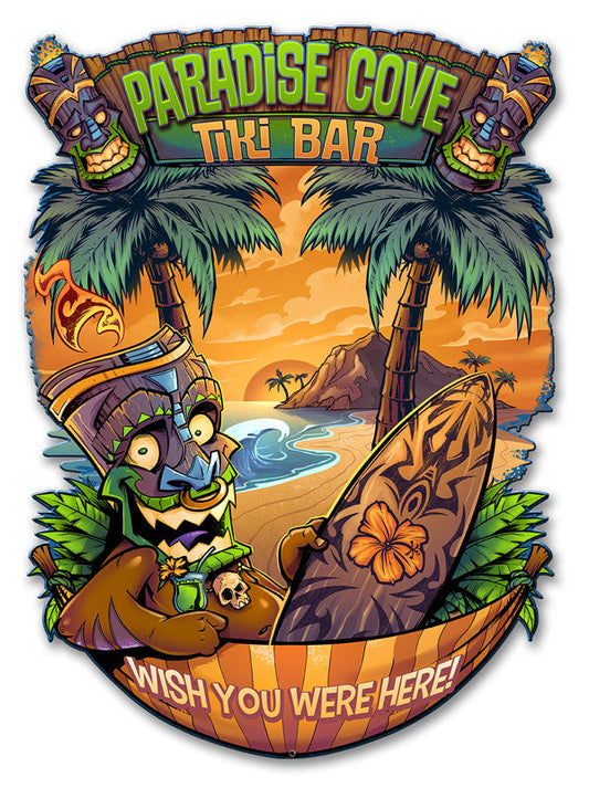 Tiki Man Hammock Personalized 18 x 12