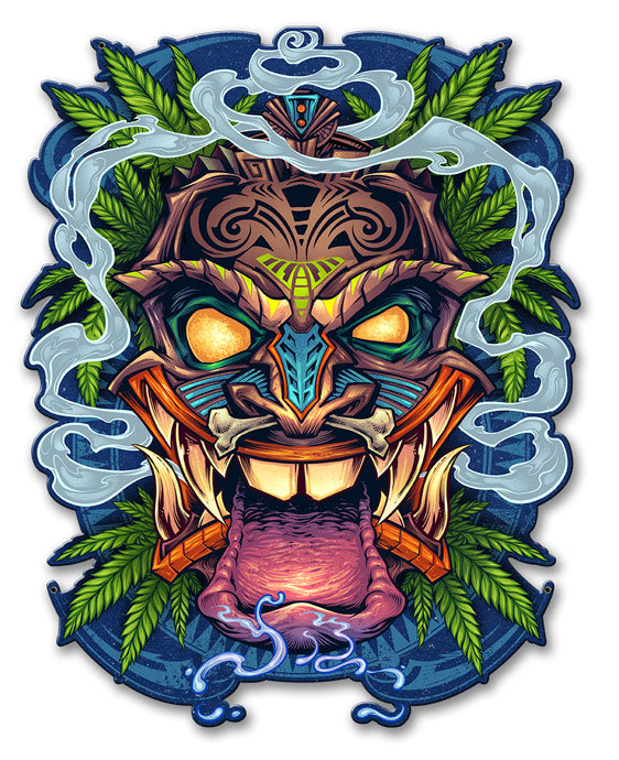 Tiki Head 17 x 13