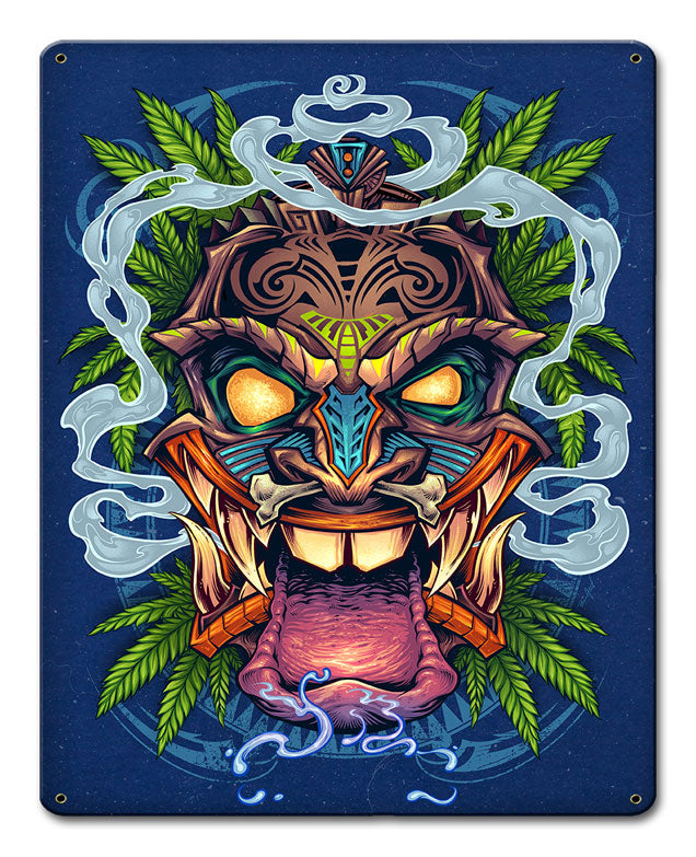 Tiki Head 12 x 15