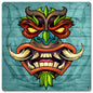 Tiki Head 1 12 x 12