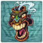 Tiki Head 6 12 x 12