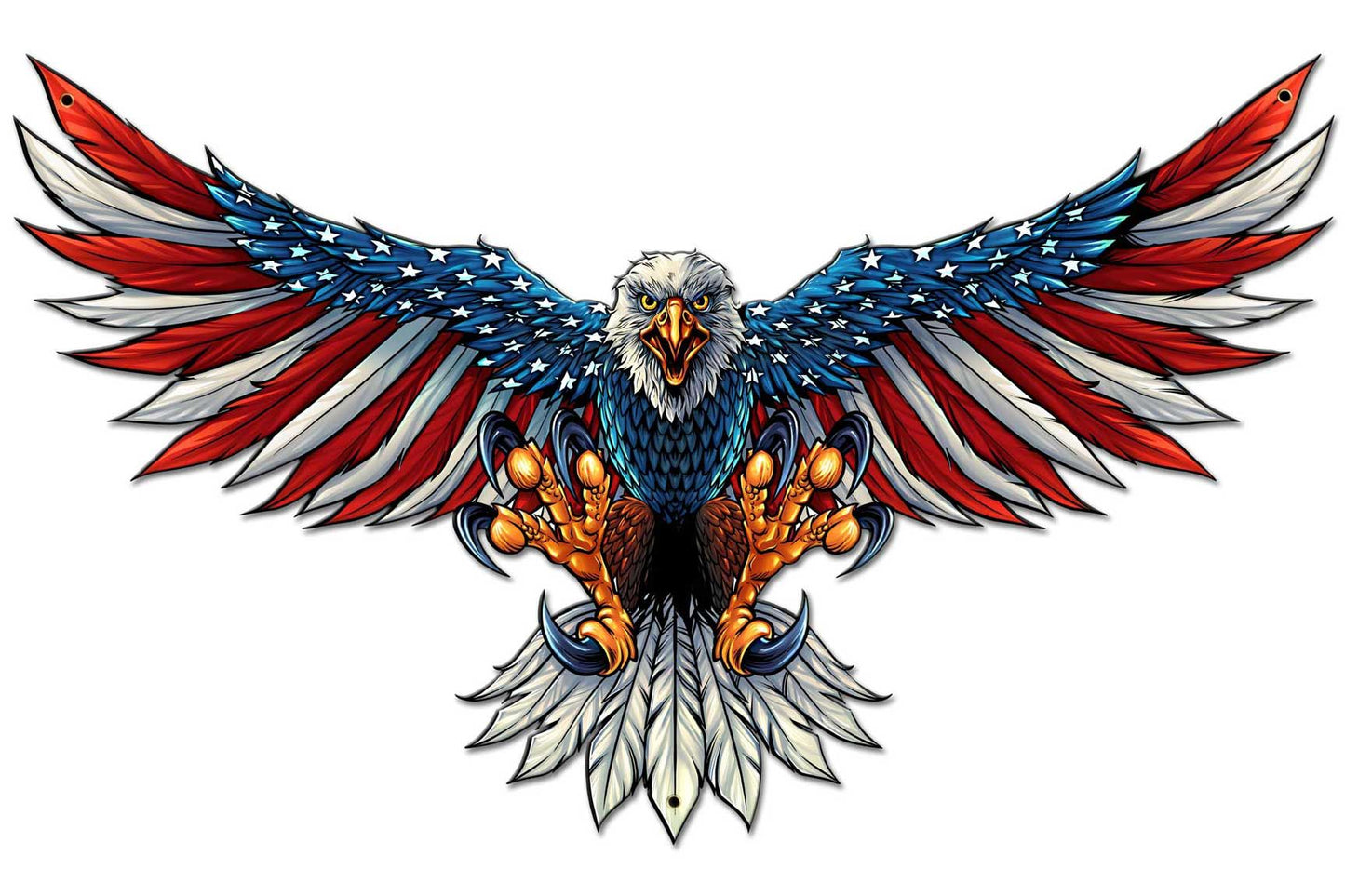 Eagle Flag Wing Spread 29 x 18