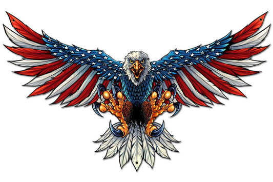 Eagle Flag Wing Spread 29 x 18