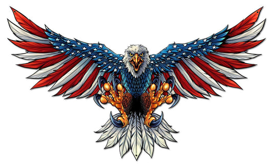 Eagle Flag Wing Spread 42 x 25