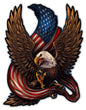 Eagle And Flag 17 x 22