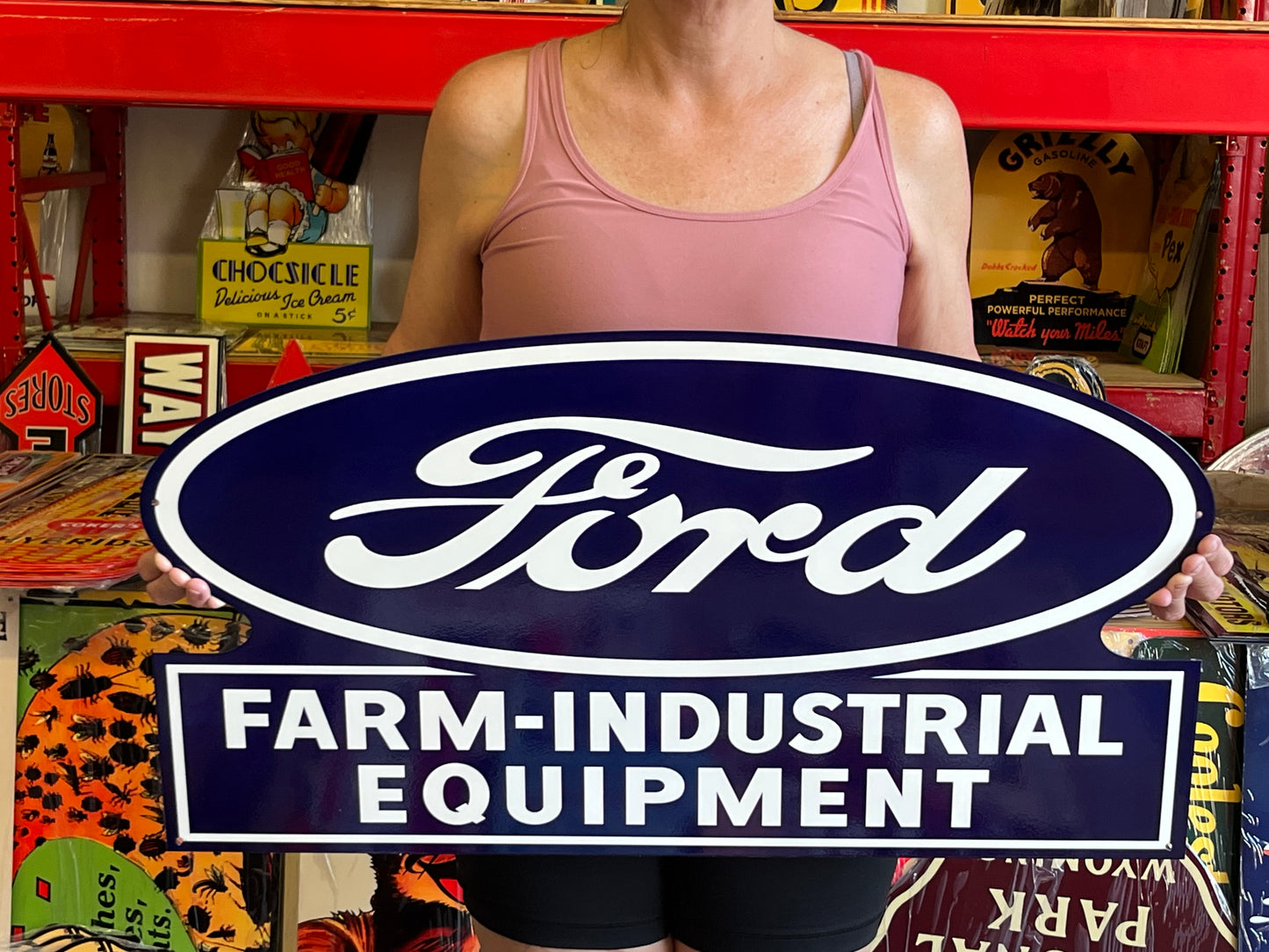 Ford Farm Equipment Vintage Style Metal Sign
