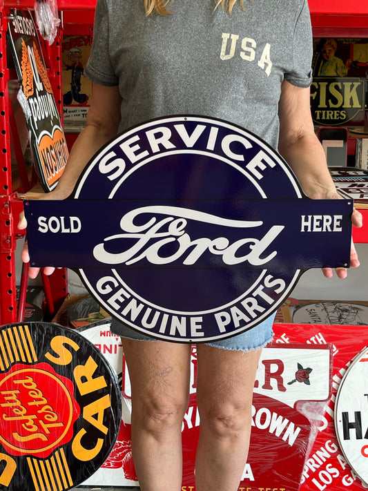 Ford Parts Service Vintage Style Metal Sign