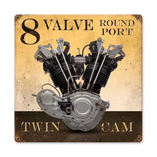 8 Valve Round Port 12 x 12