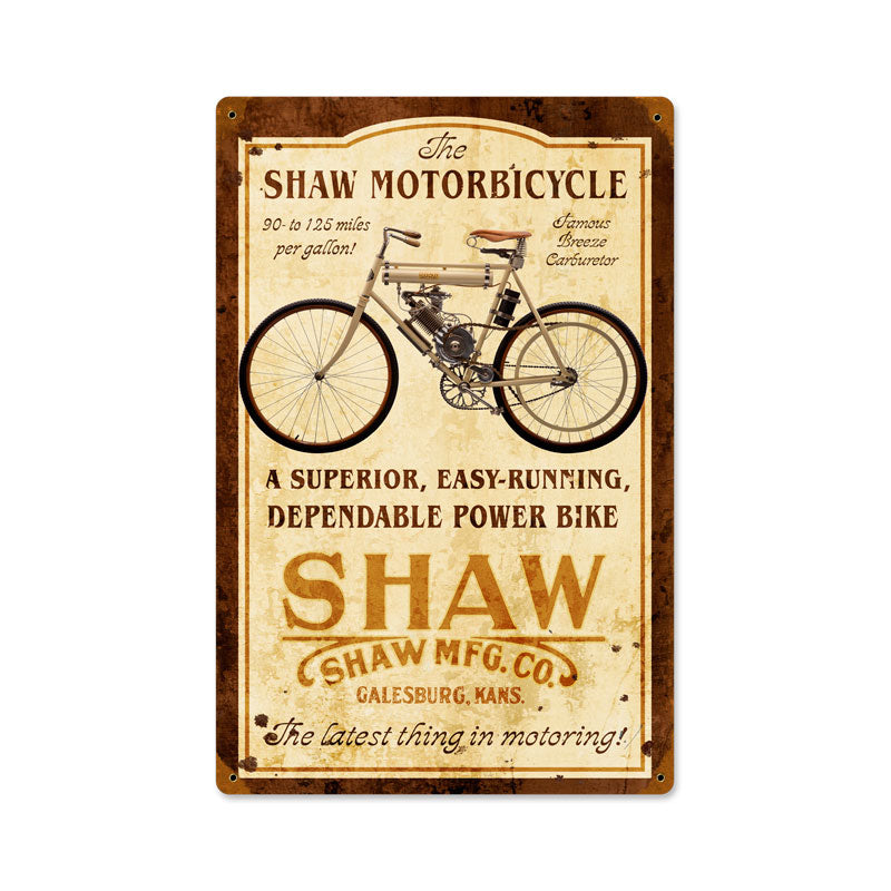 Shaw Motorbike 12 x 18