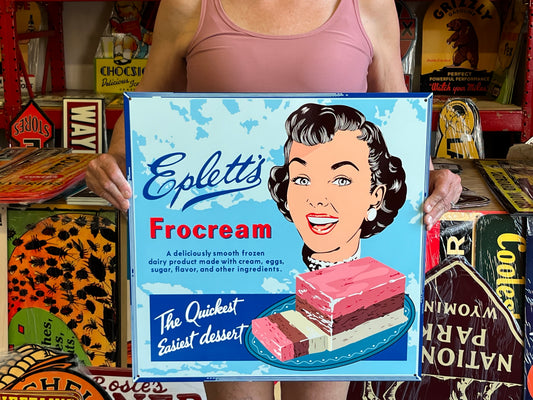 Epletts Ice Cream Vintage Style Metal Sign
