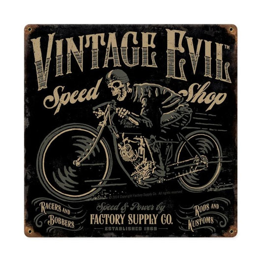Vintage Evil 12 x 12