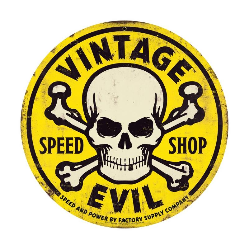 Evil Yellow Skull 28 x 28