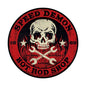 Speed Demon Red Skull 14 x 14
