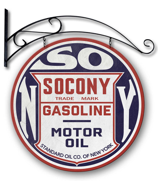 Socony Dbl Sided W Hanger 24 X 24