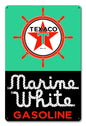 Texaco Marine White 12 X 18