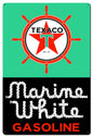 Texaco Marine White 24 X 36