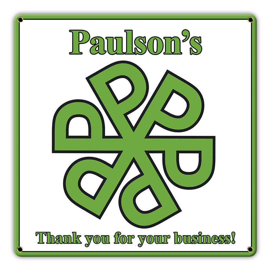 Paulsons Thank You 11 X 11