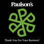 Paulsons Thank You Black 11 X 11