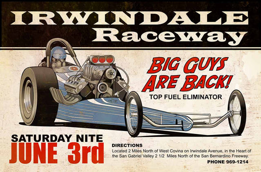 Irwindale Raceway 18 X 12