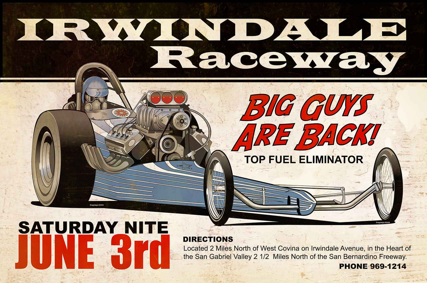 Irwindale Raceway 24 X 16