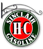 Sinclair Hc Gas Dbl Sided With Hanger 24 X 24