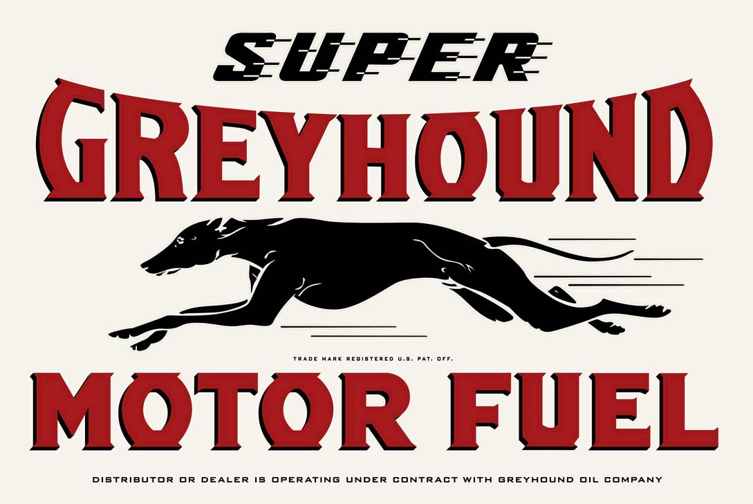 Greyhound Motor Fuel 60 X 40