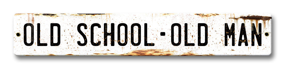 Old School Old Man 12 X 2